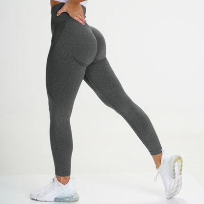 Ultra Soft Women Seamless Leggings Female Sport Slim Shorts Tight Fitness High Waist Women Clothing Gym Workout Pants Athletic Female Pants For Workout